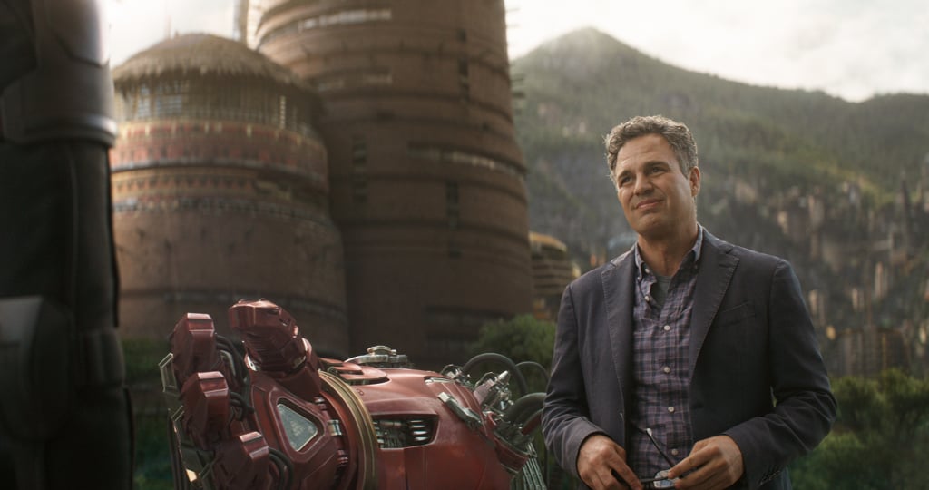 So we've got Bruce Banner (Mark Ruffalo), a disembodied Iron Man hand, and what looks like Wakanda in the background — what does it all mean?!