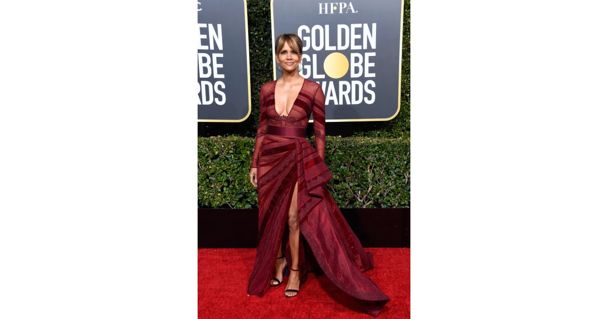 Halle Berry Dress At The Golden Globes 2019 Popsugar Fashion Photo 2