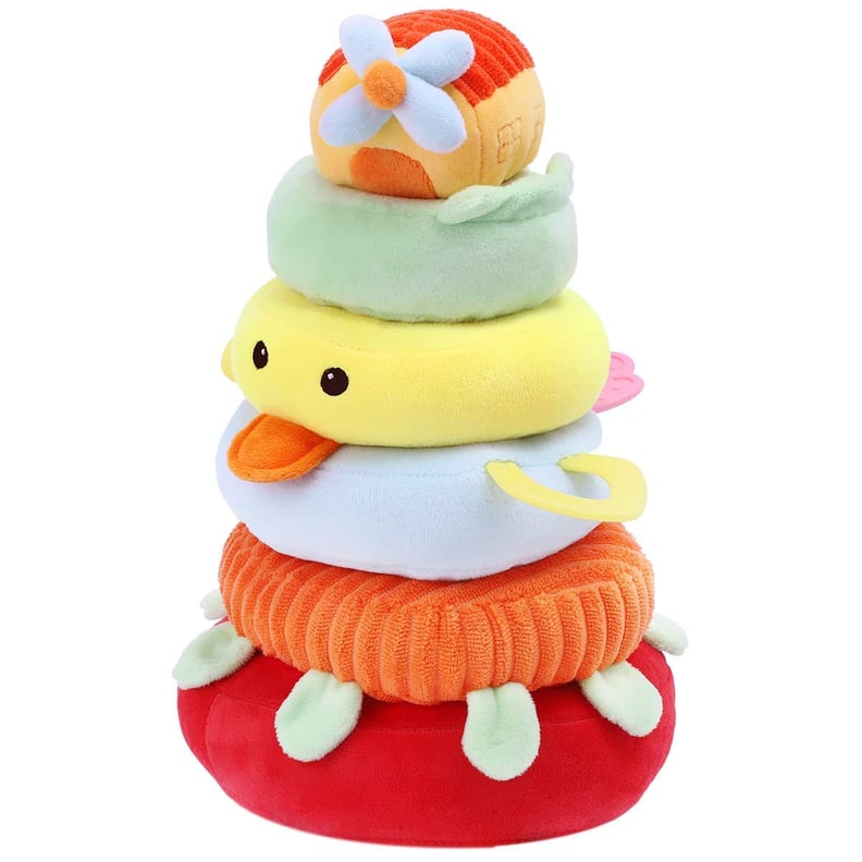 iPlay, iLearn New Baby Soft Safe Toy Plush Stacking Rings