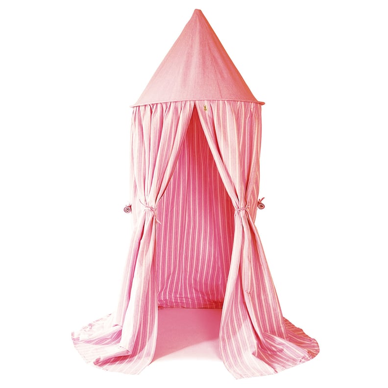 Child's Multi-Stripe Rose Pink Hanging Play Tent