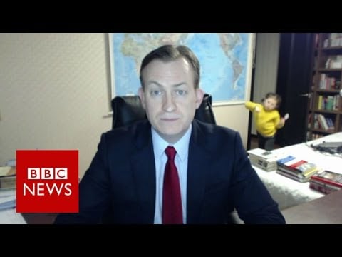 10. Children Interrupt BBC News