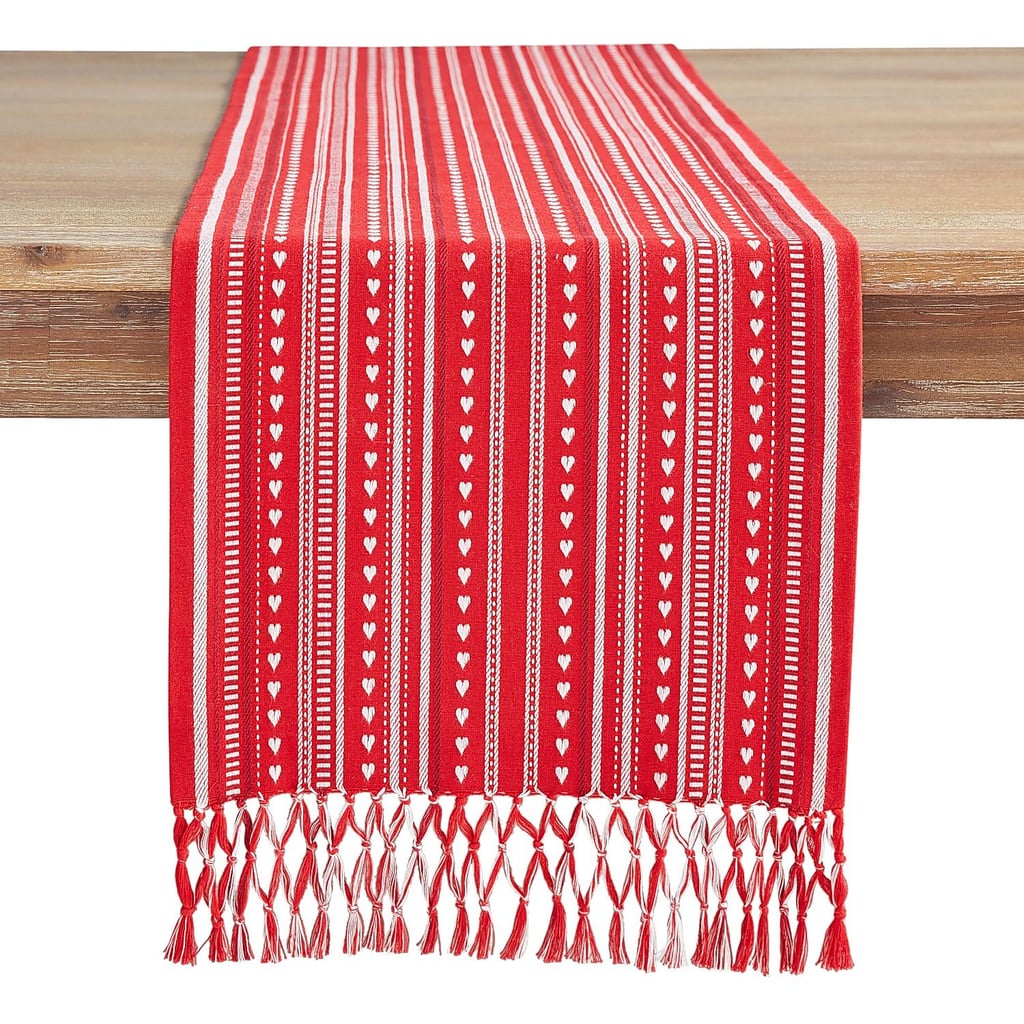 Woven Hearts 72" Table Runner