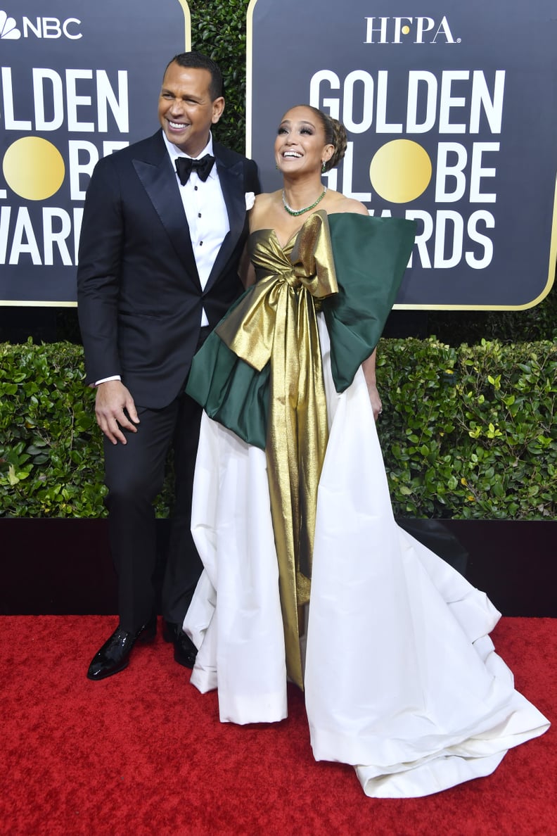 BEVERLY HILLS, CALIFORNIA - JANUARY 05: (L-R) Alex Rodriguez and Jennifer Lopez attend the 77th Annual Golden Globe Awards at The Beverly Hilton Hotel on January 05, 2020 in Beverly Hills, California. (Photo by Frazer Harrison/Getty Images)