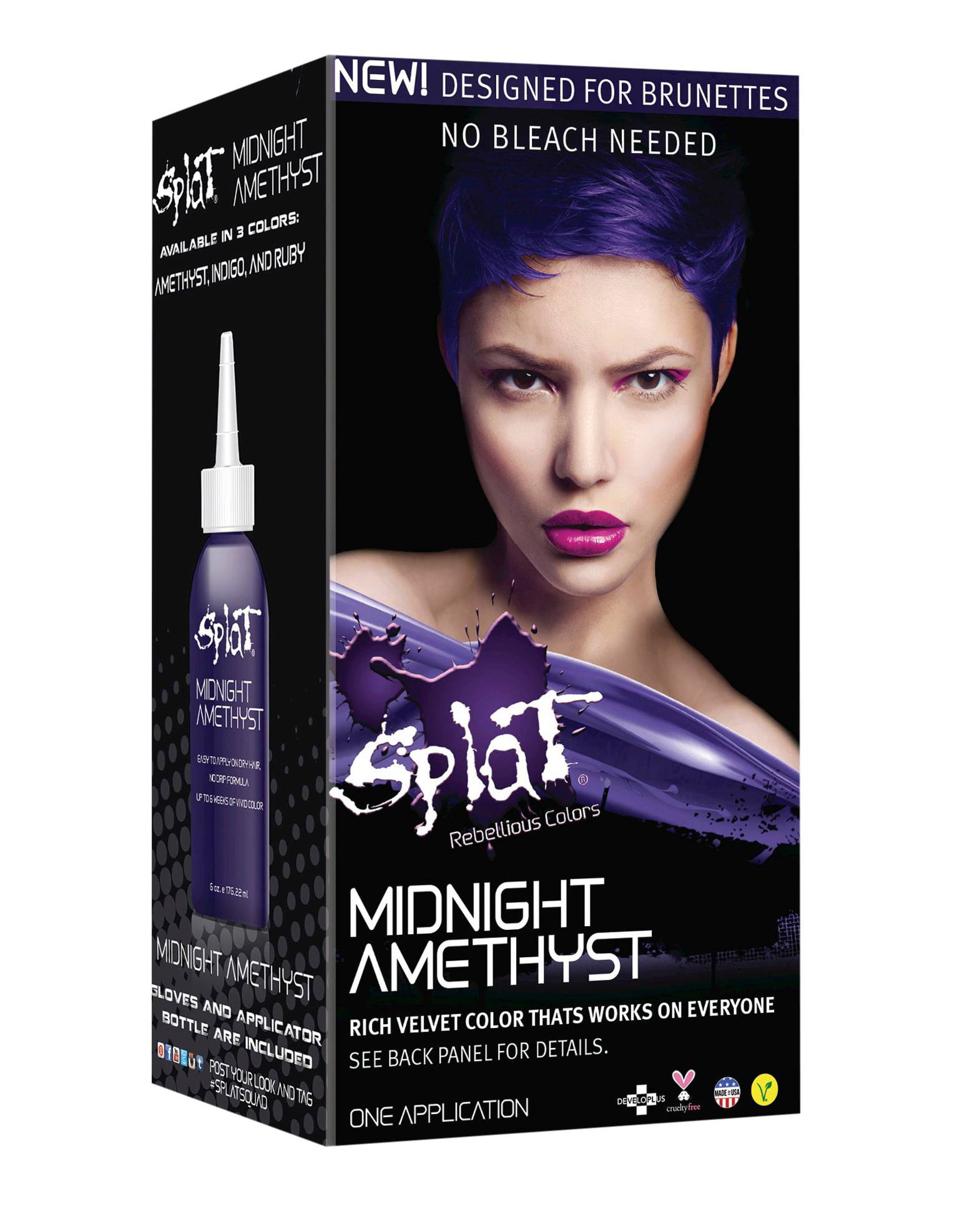 Splat Midnight Hair Color In Amethyst 9 Brunettes Can Now Get