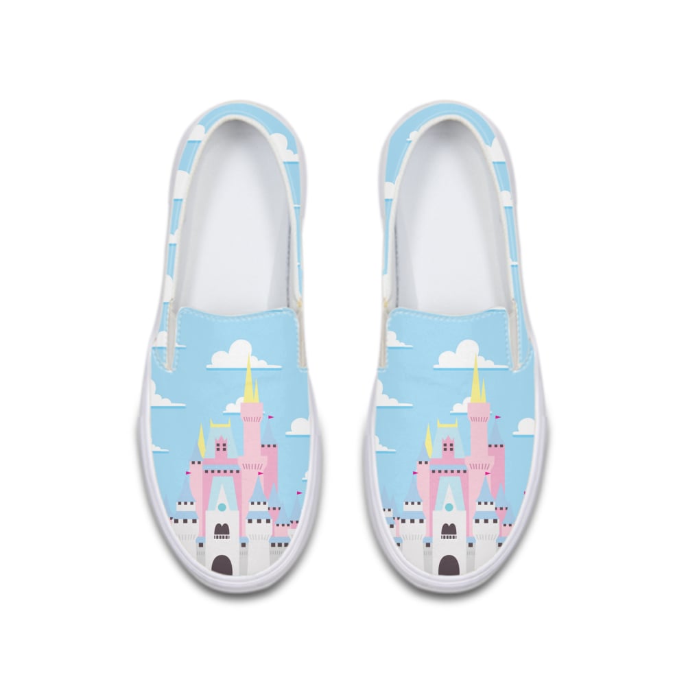 Toy Story-Inspired Disneyland Castle Deluxe Canvas Shoe