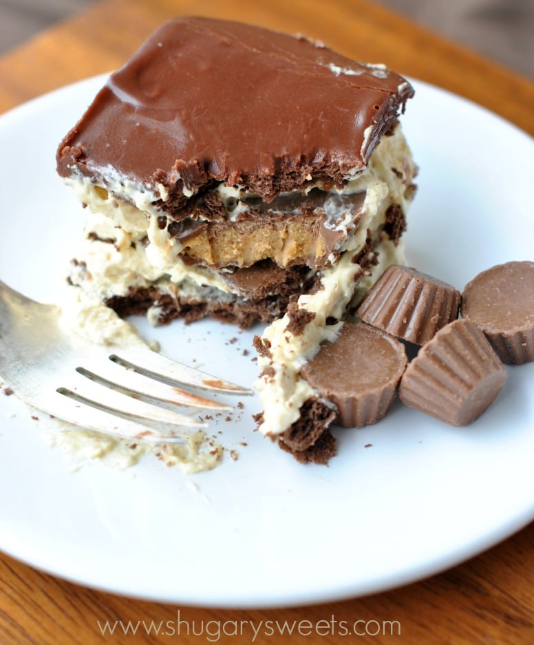No-Bake Peanut Butter Eclair Cake No-Bake Peanut Butter Eclair Cake