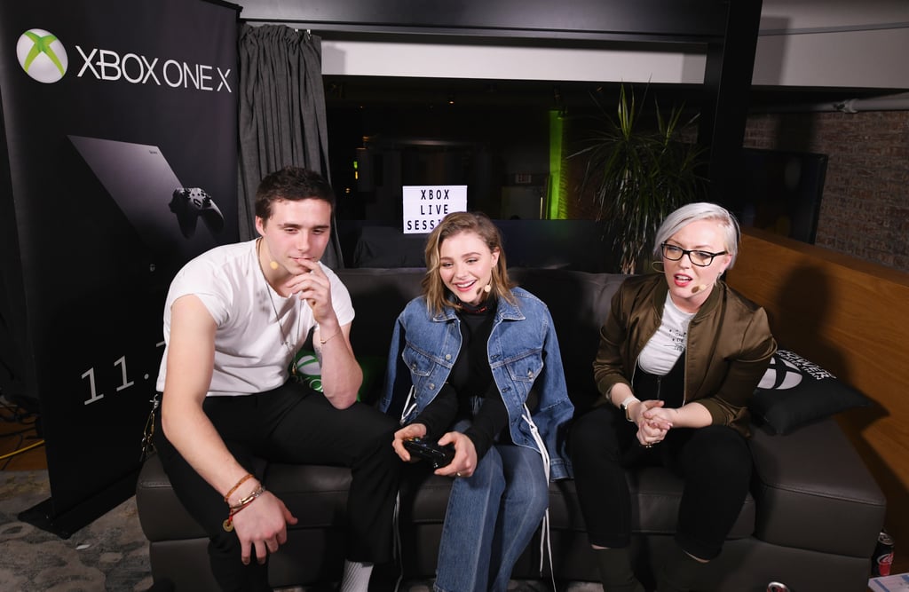 Chloe Grace Moretz and Brooklyn Beckham at Xbox Event 2017