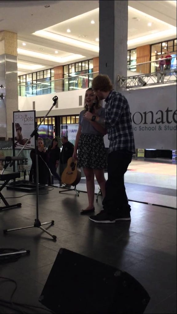Here's the video posted by Sheeran's cousin, Murray Cummings:
