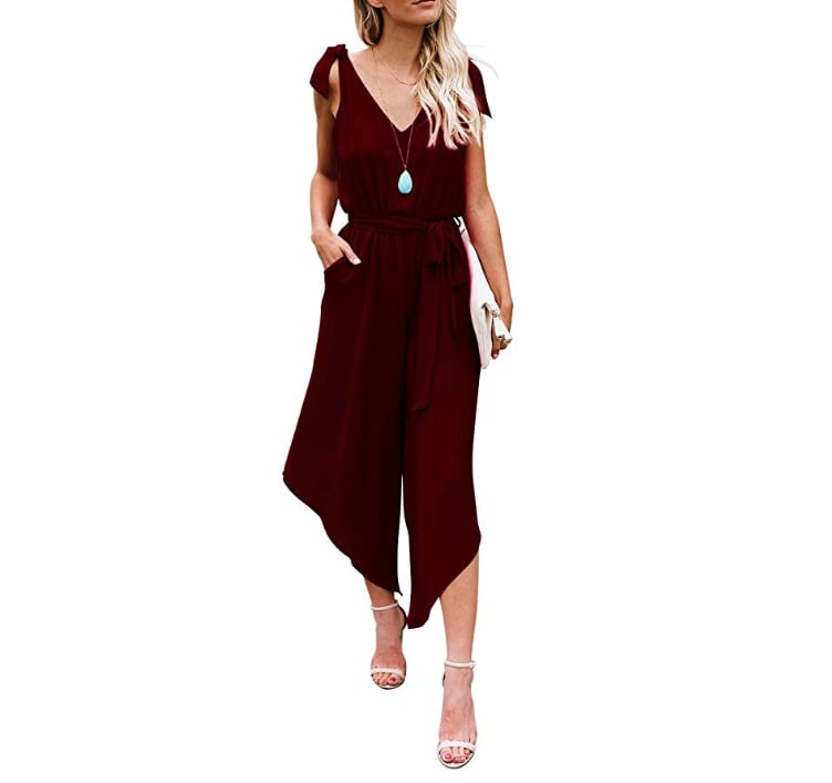 Belongsci Shoulder Waistband Jumpsuit