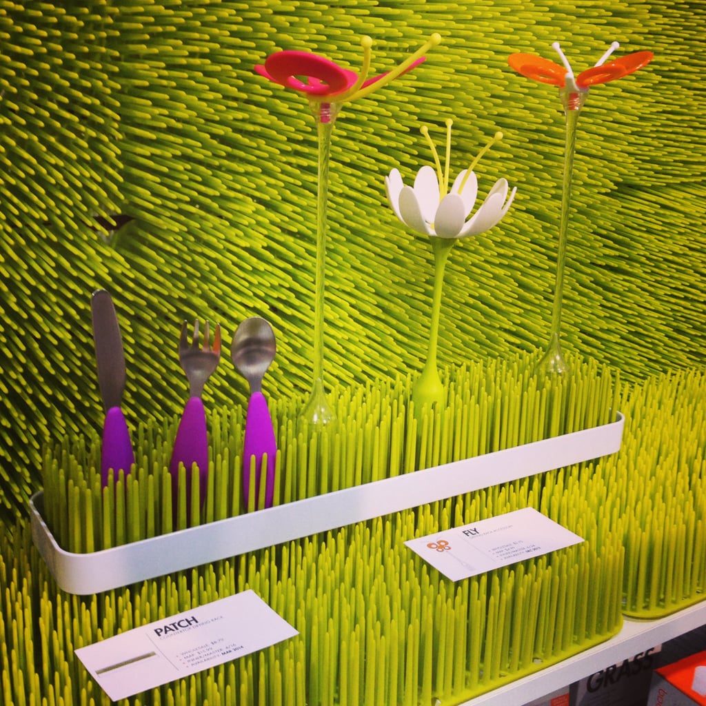 Boon reimagined its popular grass and will introduce Patch, a longer, narrower drying rack for baby's gear. It's also introducing Fly, flower-like pieces for drying smaller accessories.
