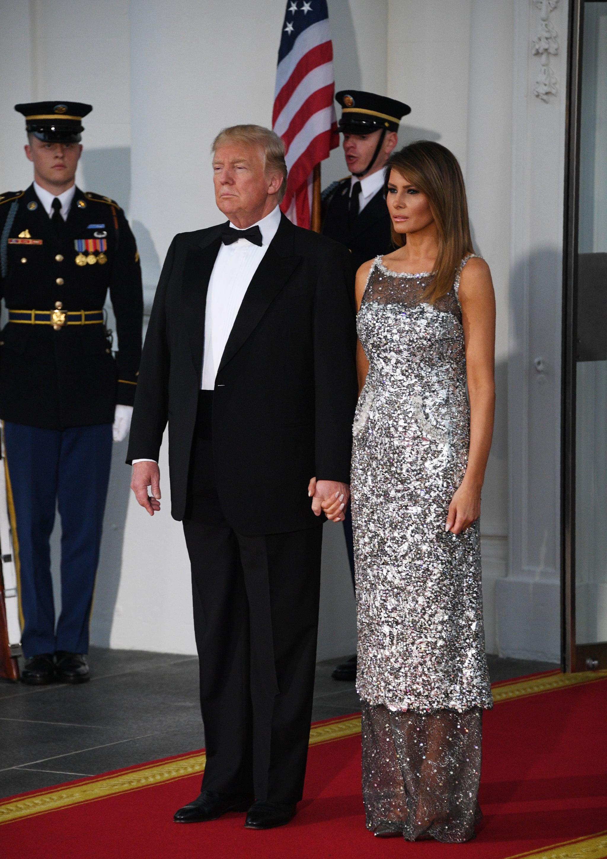 Melania trump dress for state dinner store