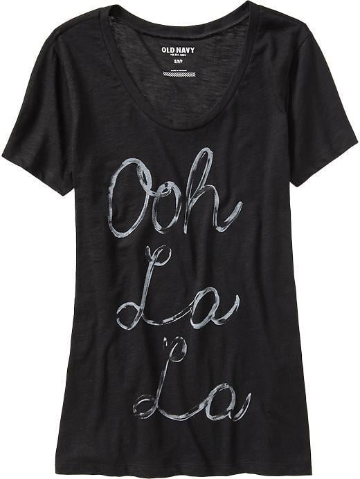 Old Navy Paris Themed Graphic Tee ($15)