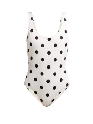 Solid & Striped The Anne-Marie Polka-Dot Swimsuit