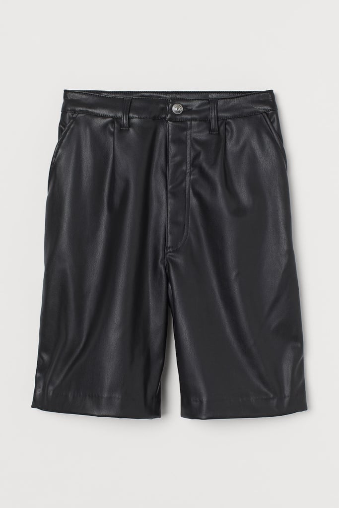 Faux Leather Shorts