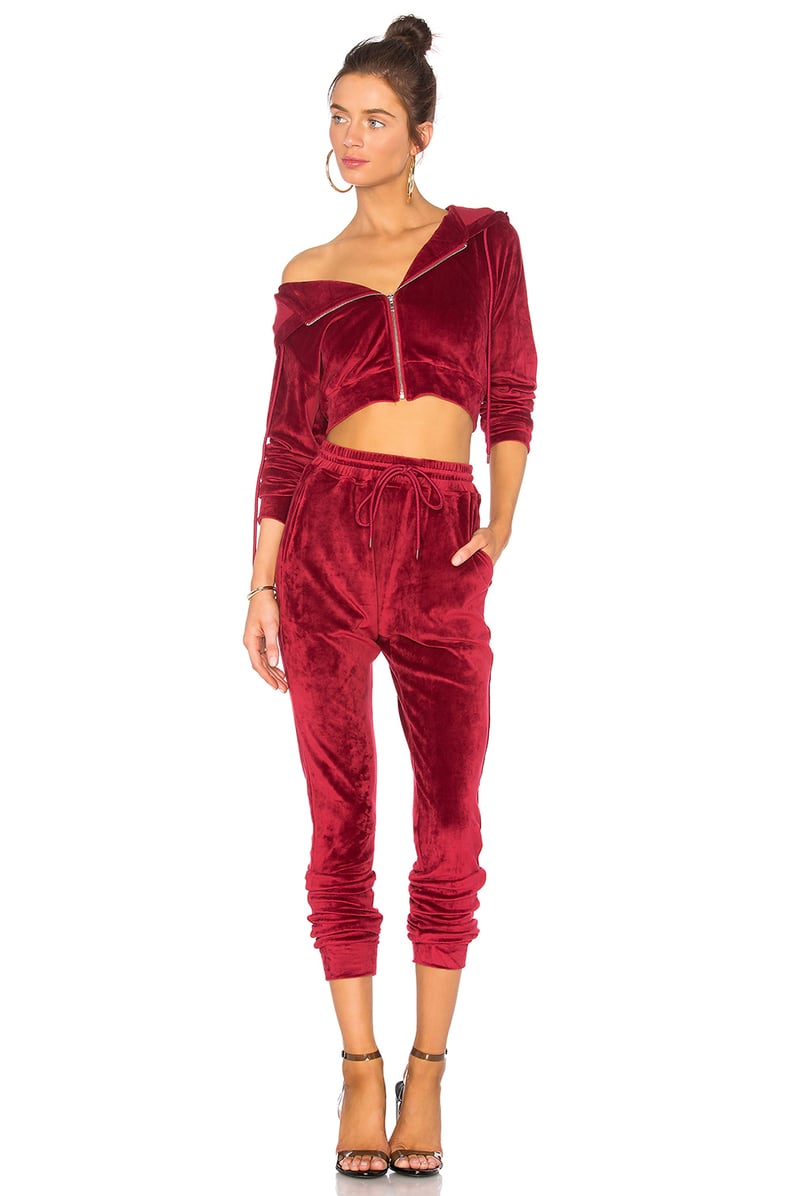 Danielle Guizio Guizio Velour Tracksuit