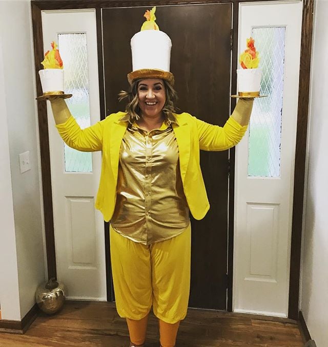 Lumiere From Beauty And The Beast Think Outside The Princess Box With These Creative Disney Costumes Popsugar Love Sex