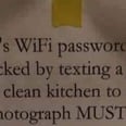 1 Mom's Hilarious Instructions to Her Kids For "Unlocking" the WiFi Password