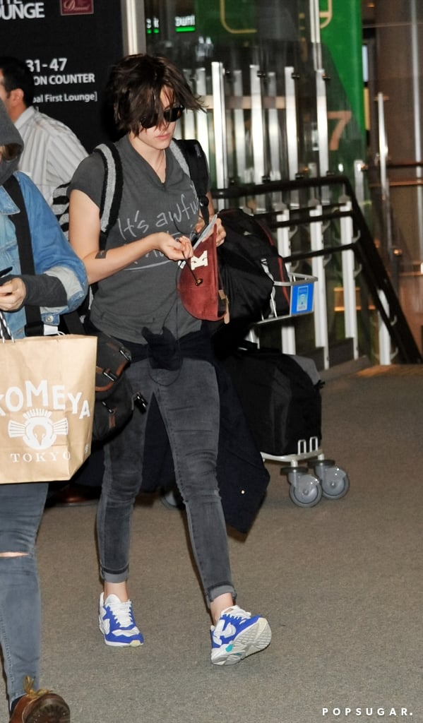 Kristen Stewart in an "It's Awful, I Hate It" T-Shirt