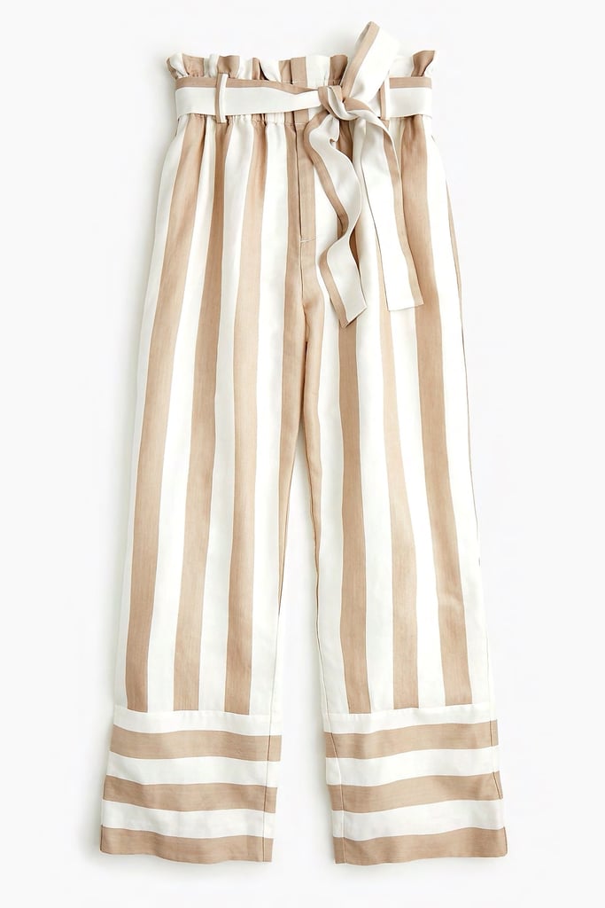 Point Sur Paperbag Pant in Khaki Stripe