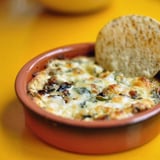 Mushroom and Goat Cheese Queso