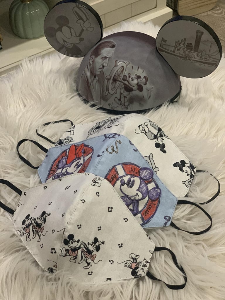 Mickey and Minnie Steamboat Willie Disney Face Masks Disney Face