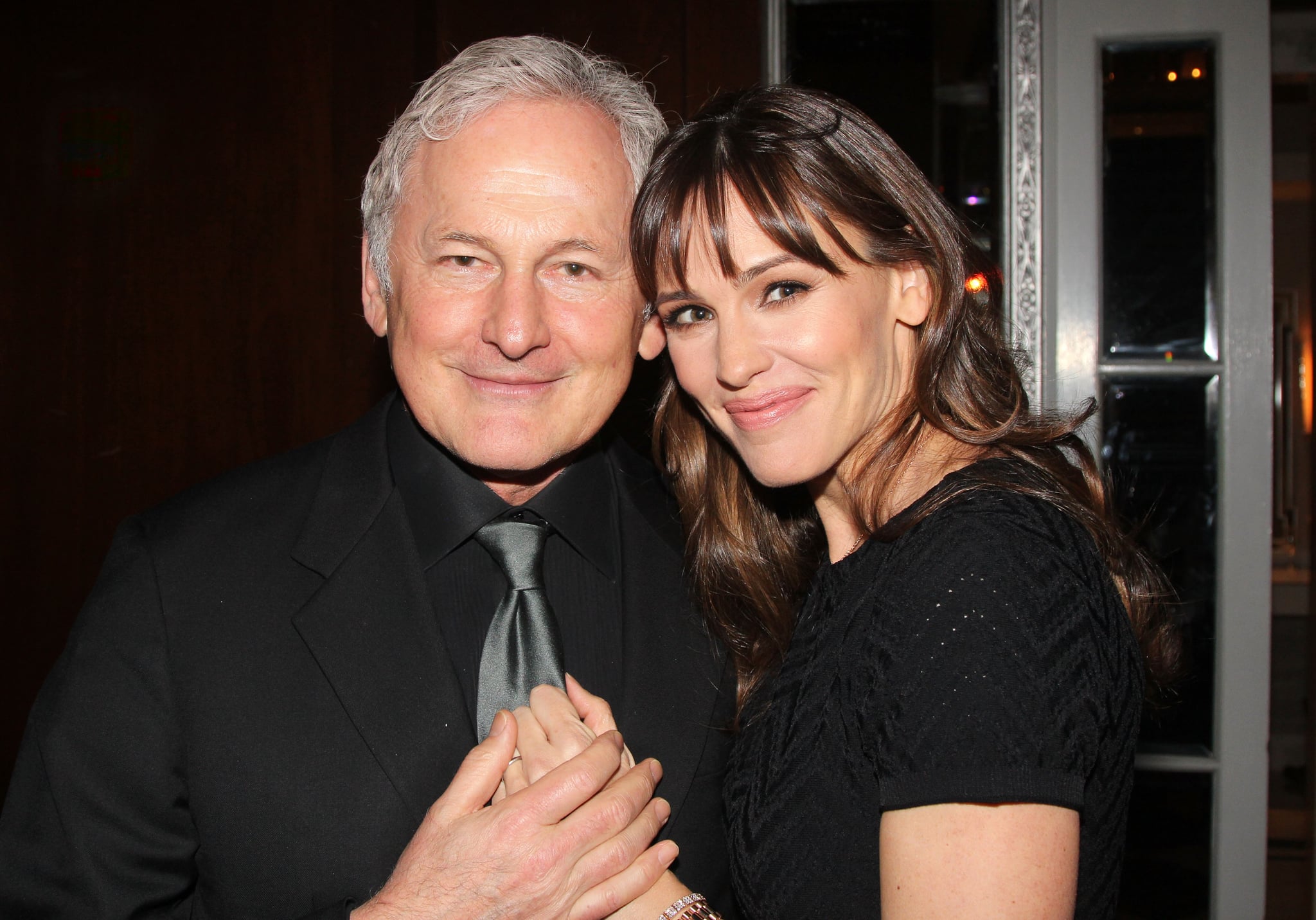 NEW YORK, NY - MARCH 02:  (EXCLUSIVE COVERAGE) Victor Garber and Jennifer Garner (who co-starred on the television show 