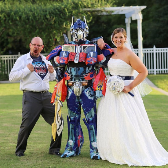 Transformer and Pac-Man Themed Wedding