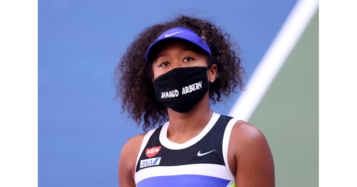 Naomi Osaka Wears an Ahmaud Arbery Mask For Round 3 of the US Open | Naomi Osaka's Social ...
