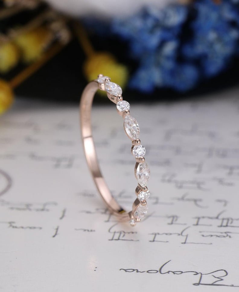 A Rose Gold Wedding Band: Vintage Rose Gold Wedding Band