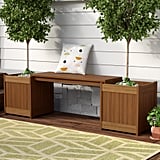 Allister Counter Height Rubberwood Solid Wood Dining Table