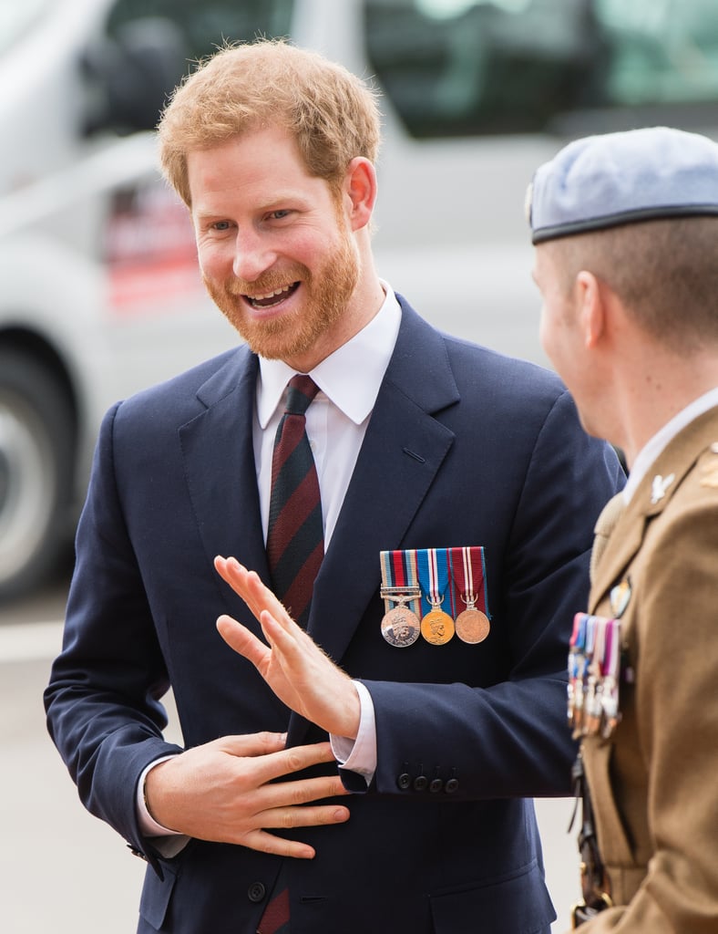 Prince Harry at the Army Aviation Centre 2018