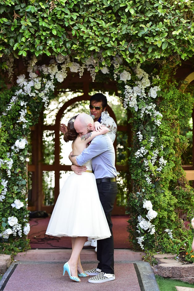Tropical Las Vegas Wedding