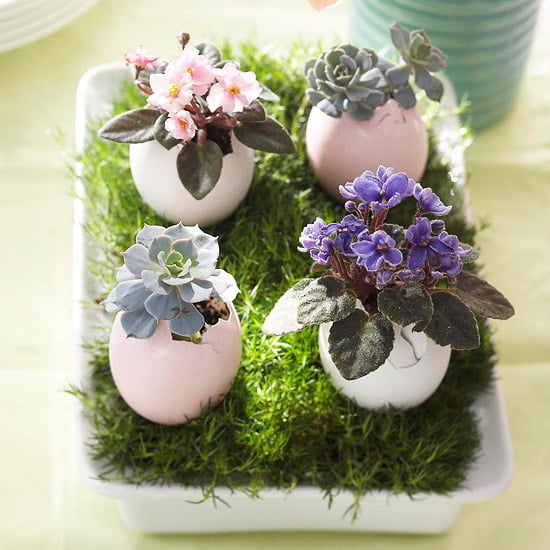 Easter Egg Flower Pots