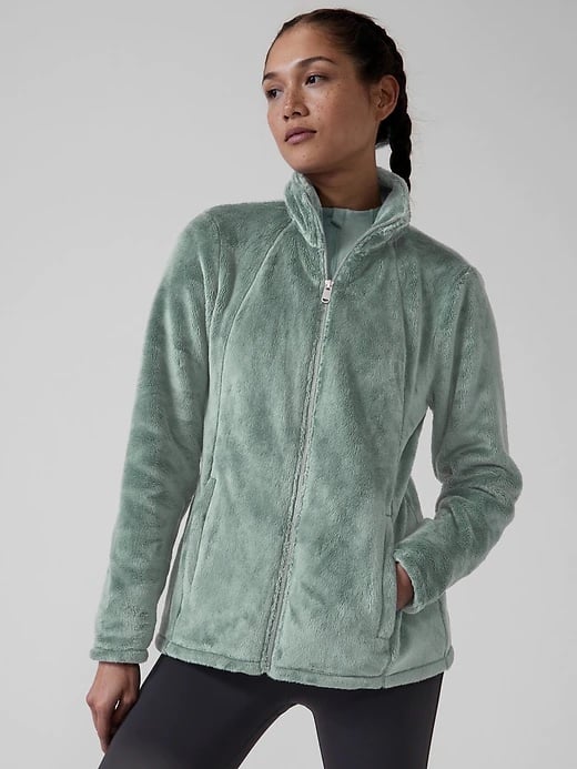 Athleta Recover Stretch Fleece Full Zip