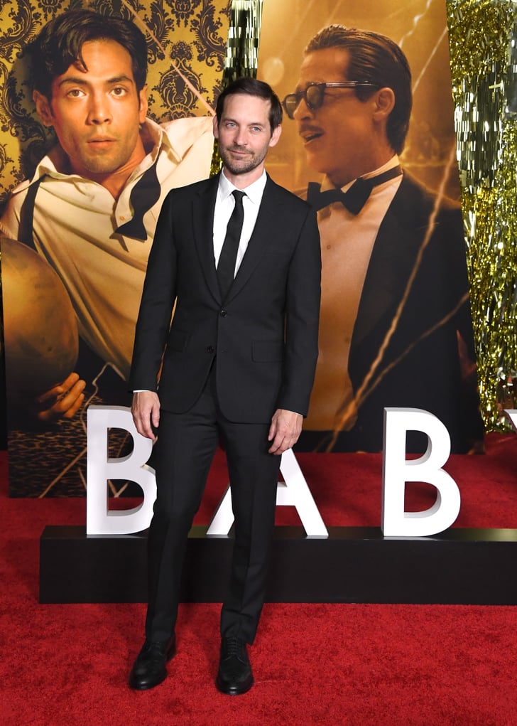 Tobey Maguire steps out on 'Babylon' red carpet with daughter Ruby