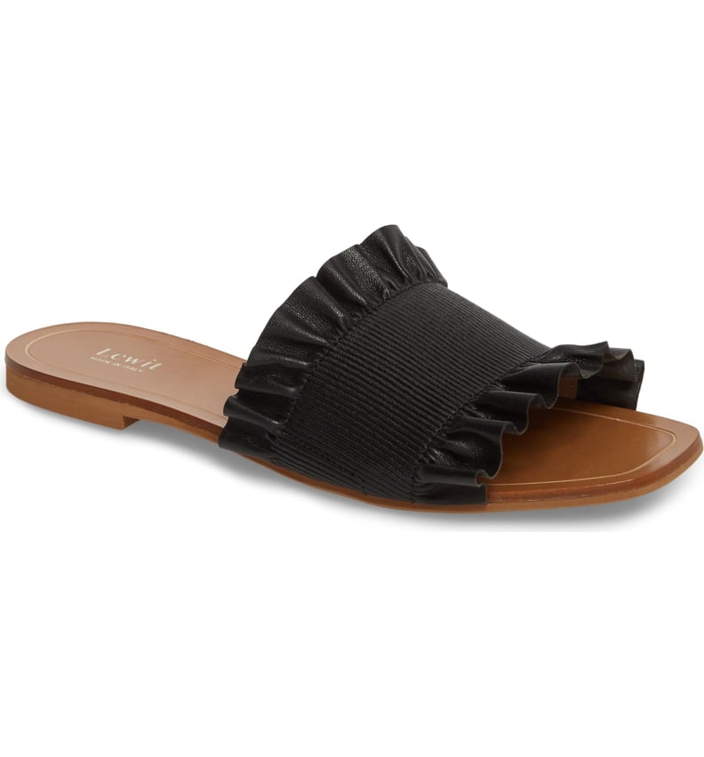 Lewit Cassandra Ruffle Slide Sandals