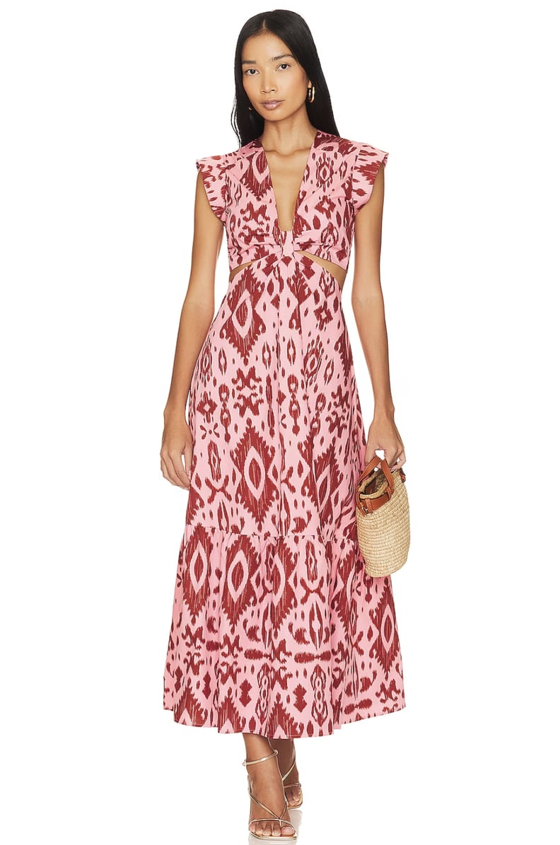 Best Geometric Printed Midi Dress