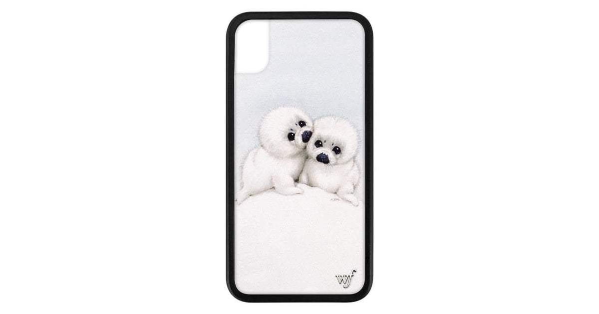 Wildflower Baby Seals iPhone Xr Case Cute Wildflower Phone Cases