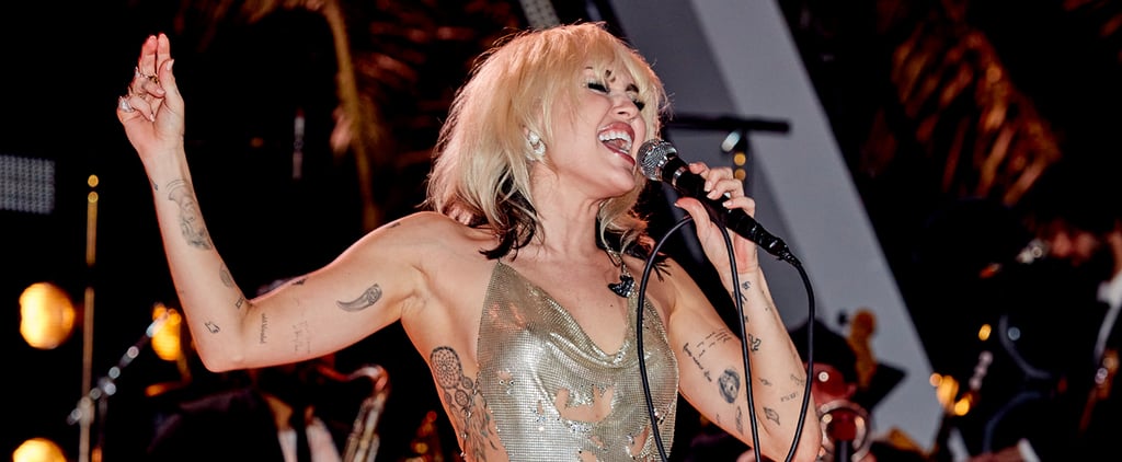 Miley Cyrus's Mesh Chain-Link Set Was Just One of the Many Fabulous Outfits in Her NYE Special