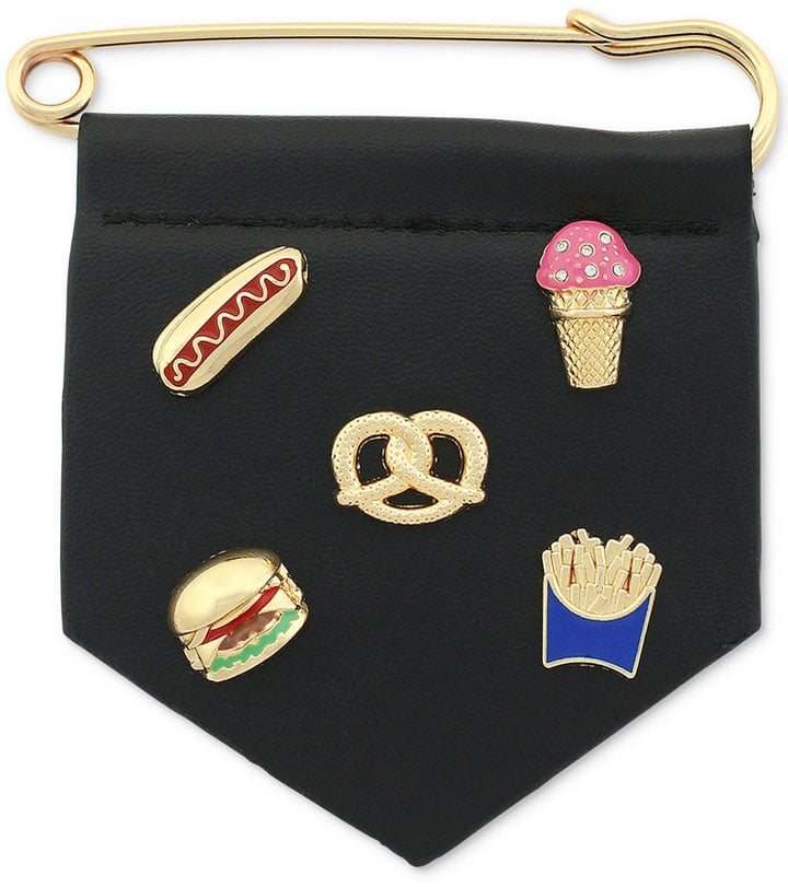 BCBGeneration Gold-Tone Party Food Pin Set ($28)