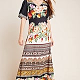 jacquin embroidered midi dress