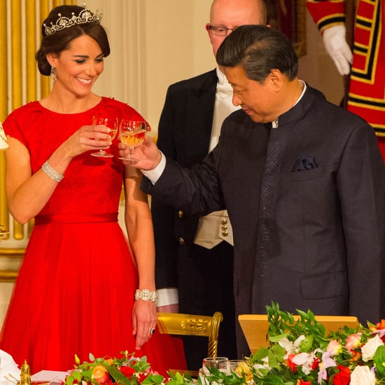 Kate Middleton and Prince William at State Banquet Oct. 2015