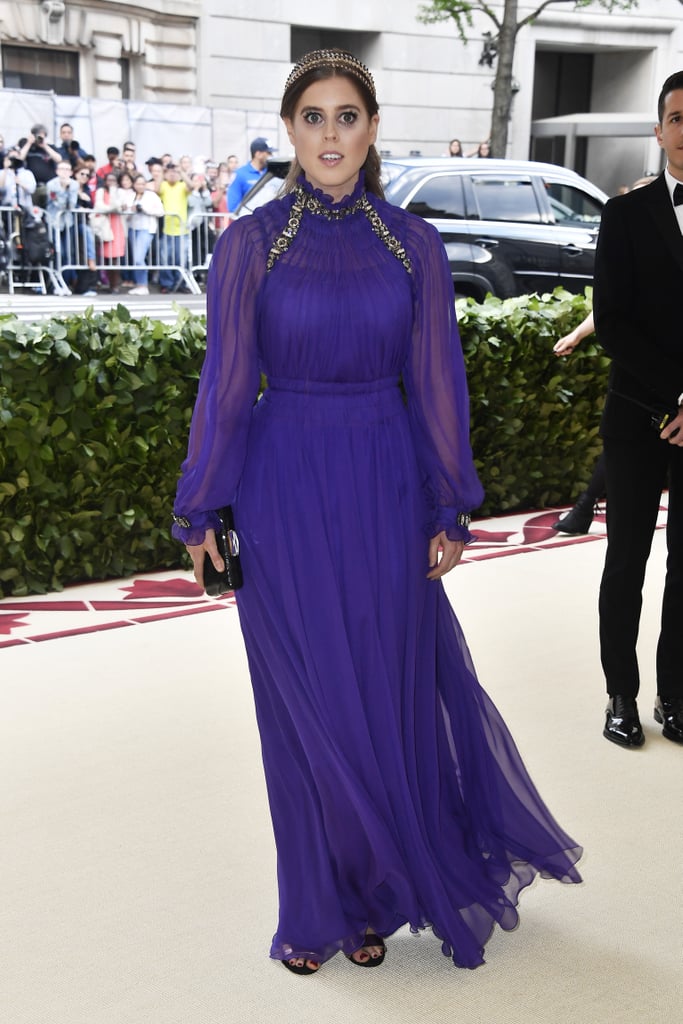 Princess Beatrice Purple Dress at the 2018 Met Gala