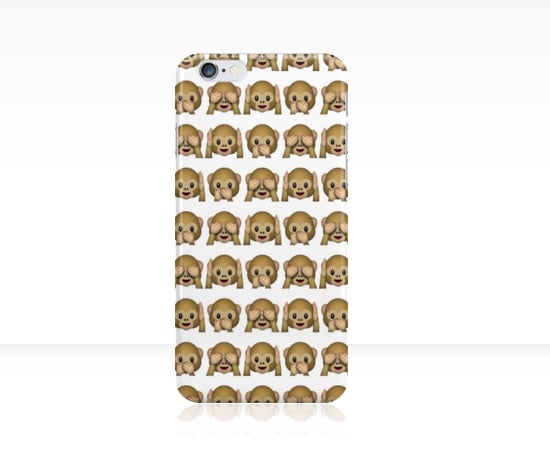 Monkey Evil Faces Emoji Phone Case ($25)