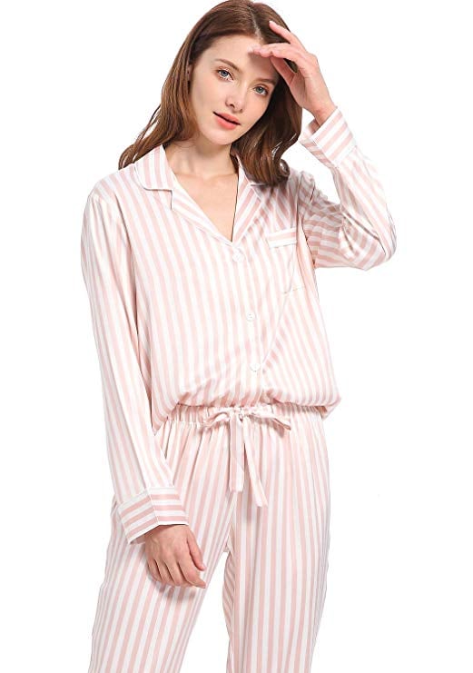 Serenedelicacy Silky Satin Pajama Set