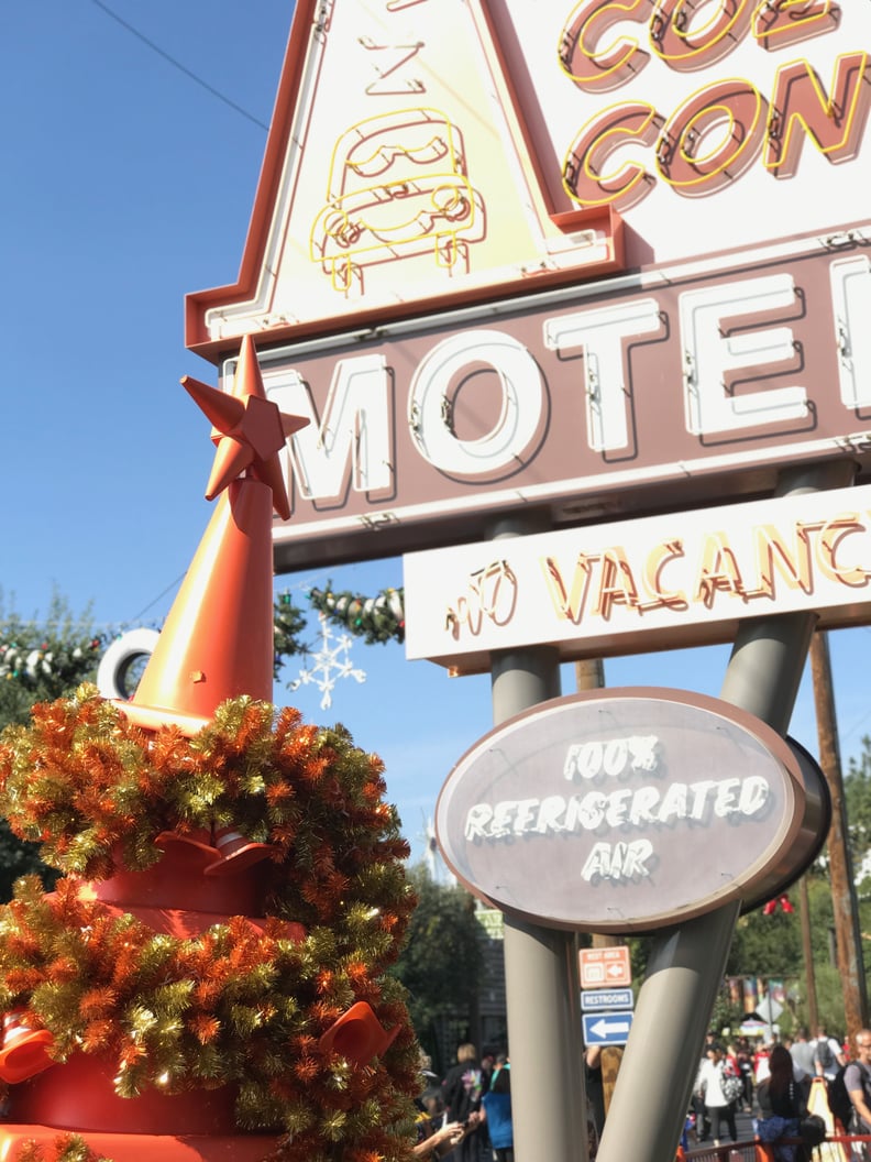 Festive fun can be found all over Cars Land!