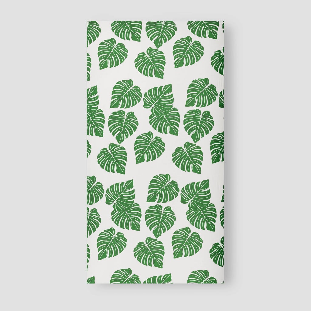 Leafy Greens: Under the Palms Fitted Crib Sheet