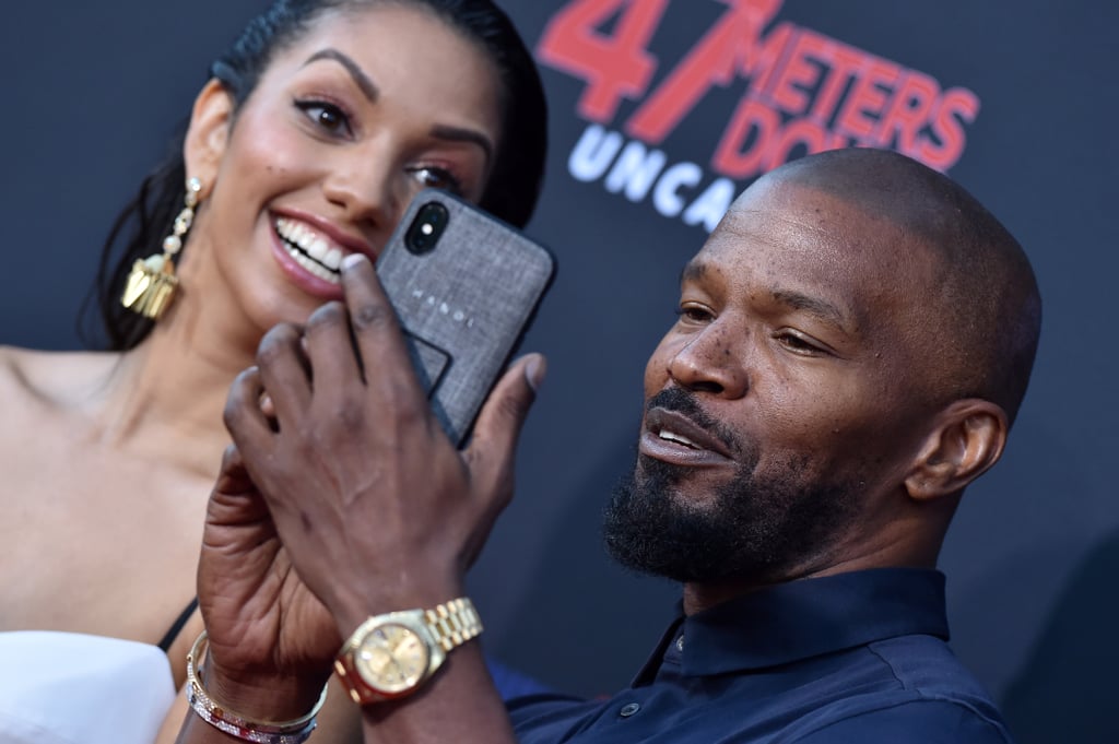 Jamie Foxx and Sylvester Stallone at 47 Meters Down Premiere