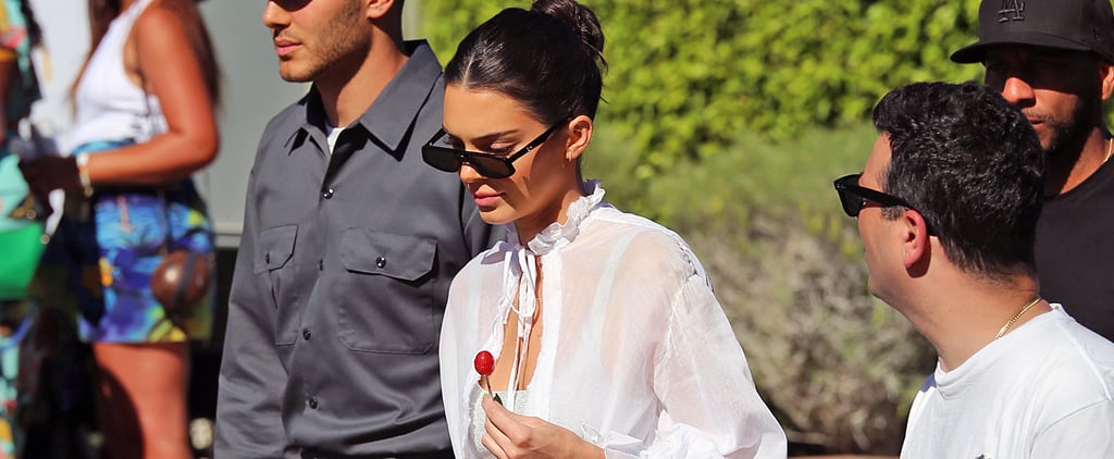 Kendall Jenner Glitter Heels Coachella 2019