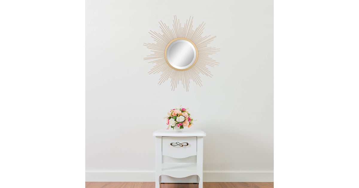 Stonebriar Gold Metal Starburst Hanging Mirror Best Wall Decor